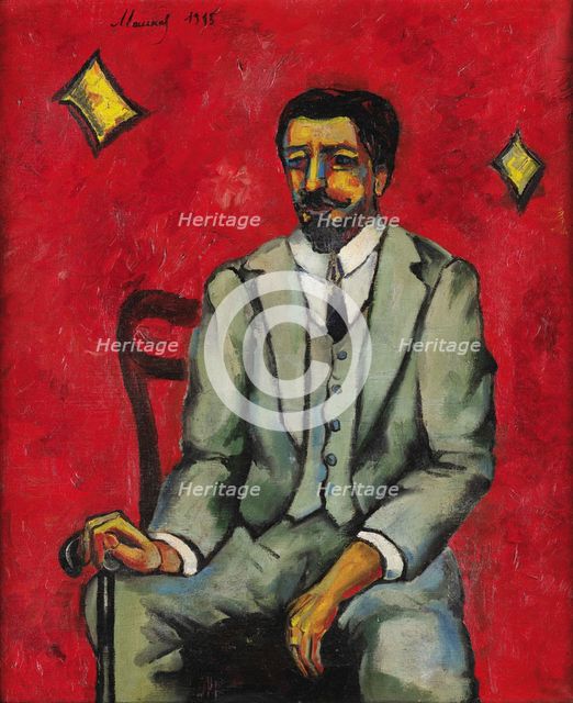 Portrait of an elegant man , 1915. Creator: Mashkov, Ilya Ivanovich (1881-1944).