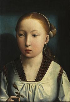 Portrait of an Infanta. Catherine of Aragon (?), 1496. Creator: Juan de Flandes, the Elder