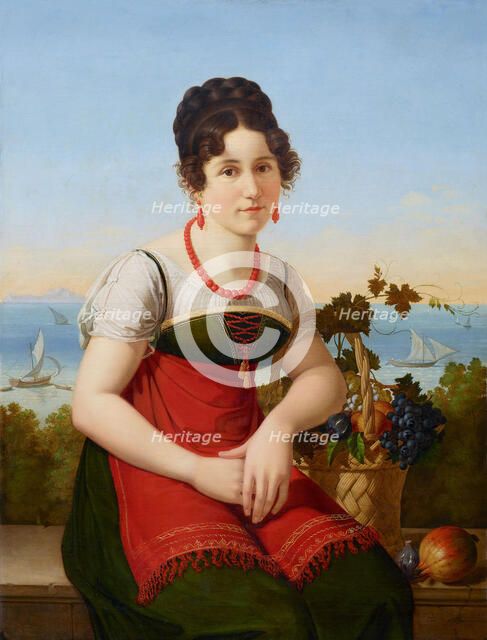 Portrait of an Italian woman, 1818.
