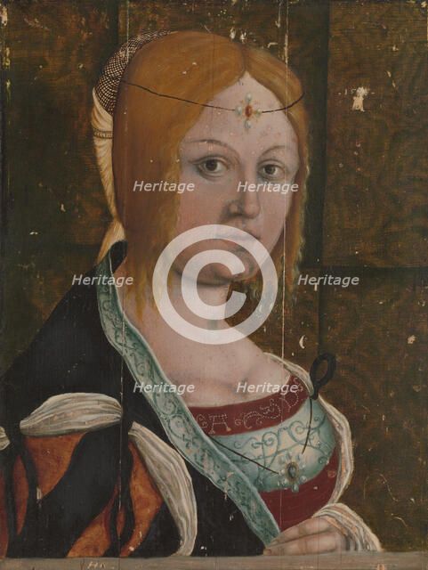 Portrait of an Italian Woman. Creator: Unknown.