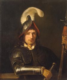 Portrait of an Officer, 1655. Creator: Ferdinand Bol