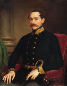 Portrait of an officer, 1854. Creator: Miklos Barabas