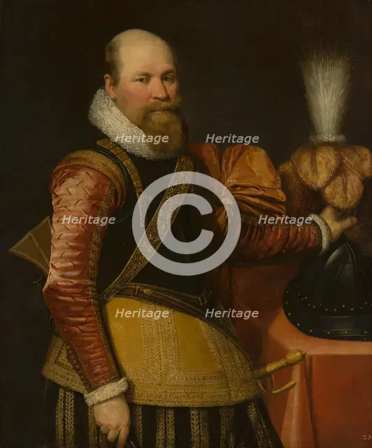 Portrait of an Officer, c1610s. Creator: Jan Anthonisz van Ravesteyn.