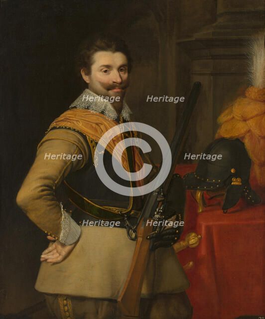 Portrait of an Officer, c1610s. Creator: Jan Anthonisz van Ravesteyn.