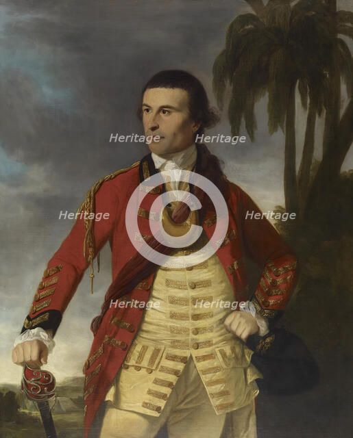 Portrait of an Officer, c1773. Creator: Tilly Kettle.