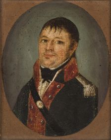 Portrait of an Officer of the National Cavalry of 1790-1795, 1805. Creator: Gwarowski