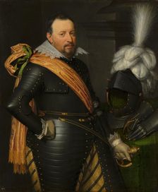Portrait of an Officer, possibly Adolf van Meetkerken (d. 1625), c1610s. Creator: Jan Anthonisz van Ravesteyn