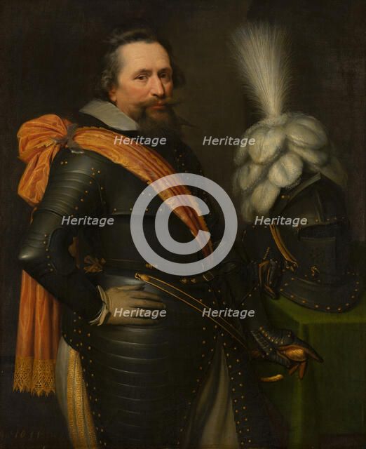 Portrait of an Officer, presumably Anthonis van Utenhoven (d. 1625). Creator: Jan Anthonisz van Ravesteyn.