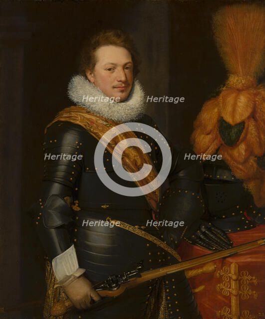 Portrait of an Officer, presumably Walraven IV van Brederode (1596/97-1620), c1610s. Creator: Jan Anthonisz van Ravesteyn.