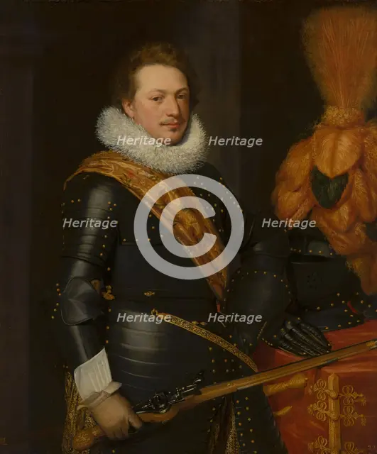 Portrait of an Officer, presumably Walraven IV van Brederode (1596/97-1620), c1610s. Creator: Jan Anthonisz van Ravesteyn.