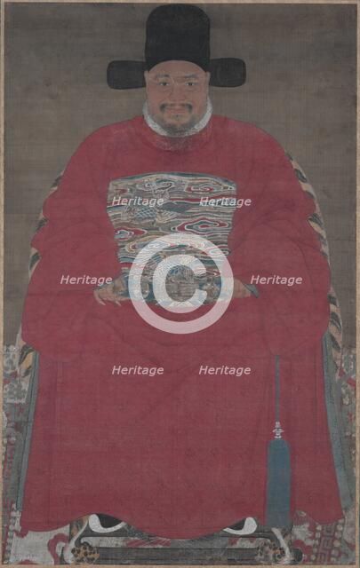 Portrait of an Official, 1600s-1700s. Creator: Unknown.