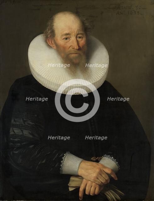 Portrait of an Old Man, 1638. Creator: Samuel Hoffmann.
