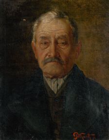 Portrait of an Old Man, 1894. Creator: Ludovit Pitthordt