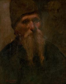 Portrait of an old man, 1899. Creator: Elemír Halász-Hradil