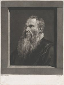 Portrait of an old man with a beard, ca. 1787-1851. Creator: Vincenz Georg Kininger