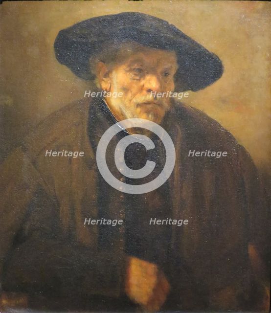 Portrait of an Old Man with Beret, 1654. Creator: Rembrandt Harmensz van Rijn.