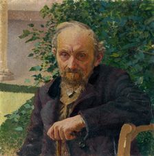 Portrait of an Old Man, around 1900. Creator: Milan Thomka Mitrovsky