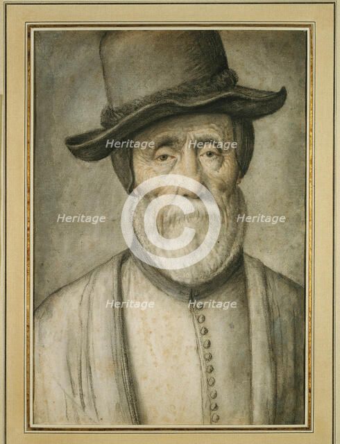 Portrait of an Old Man, c. 1600. Creator: Lagneau.
