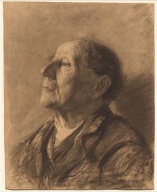 Portrait of an Old Man, c. 1884. Creator: John Kavanagh (American)