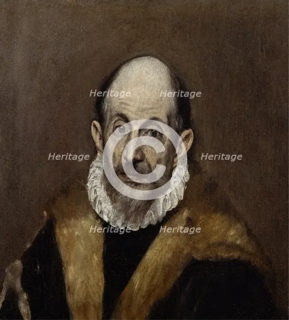 Portrait of an Old Man, ca. 1595-1600. Creator: El Greco.