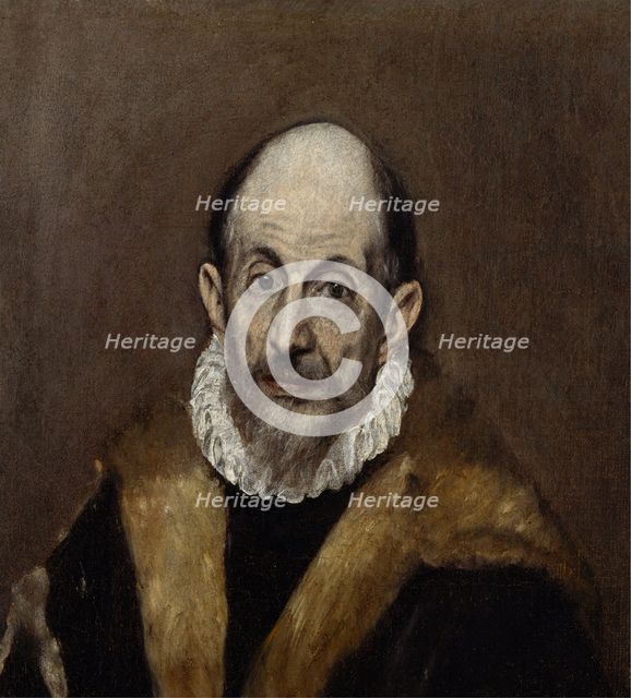Portrait of an Old Man, ca. 1595-1600. Creator: El Greco.