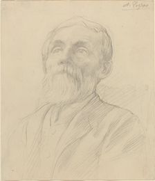 Portrait of an Old Man. Creator: Alphonse Legros