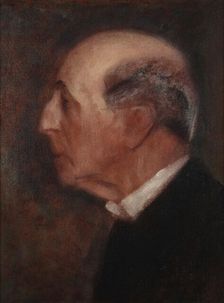Portrait of an old man in profile (Count Traun?), 1896. Creator: Klimt, Gustav (1862-1918)