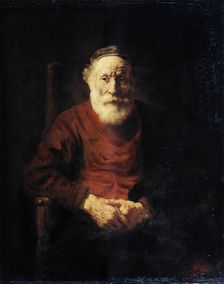Portrait of an old man in Red 1652-1654. Artist: Rembrandt Harmensz van Rijn