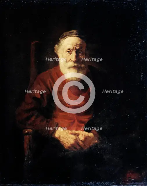 'Portrait of an old man in Red', 1652-1654.  Artist: Rembrandt Harmensz van Rijn    