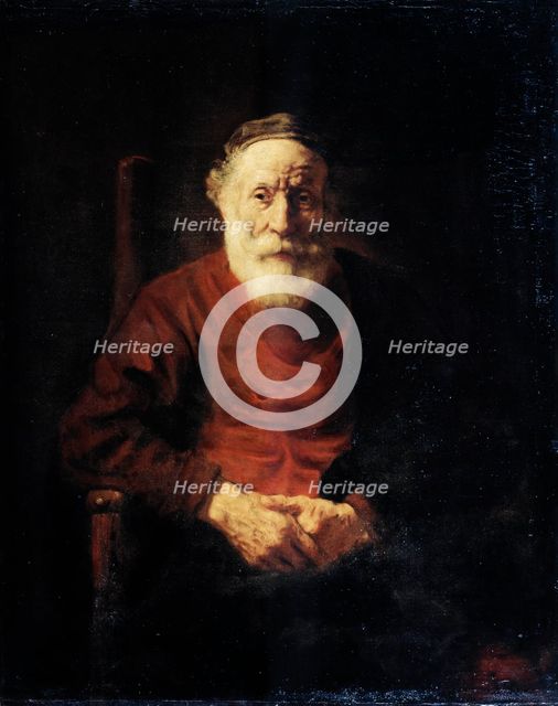 'Portrait of an old man in Red', 1652-1654.  Artist: Rembrandt Harmensz van Rijn    