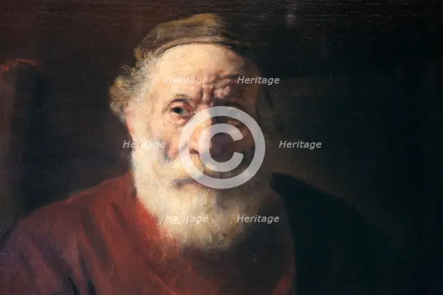 'Portrait of an Old Man in Red', 17th century. Artist: Rembrandt Harmensz van Rijn    