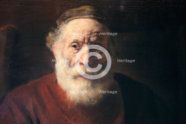 'Portrait of an Old Man in Red', 17th century. Artist: Rembrandt Harmensz van Rijn    