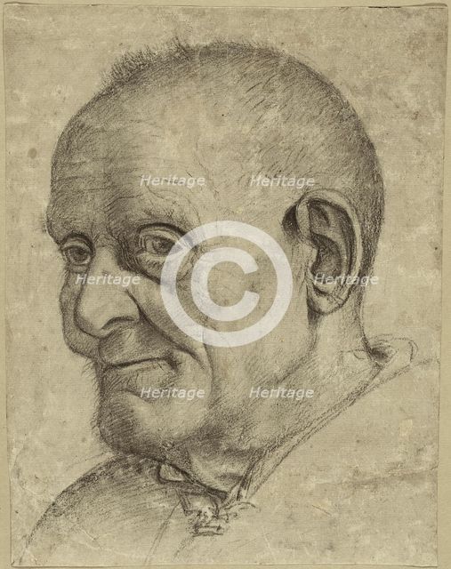 Portrait of an Old Man, late fifteenth century. Creator: Francesco Bonsignori.