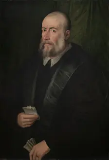 Portrait of an Old Man, mid-1500s. Creator: Giulio Campi (Italian, c. 1500-1572), attributed to