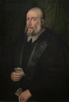 Portrait of an Old Man, mid-1500s. Creator: Giulio Campi (Italian, c. 1500-1572), attributed to