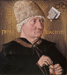 Portrait of an old man (Pius Joachim), 1475. Creator: Master of the Mornauer Portrait