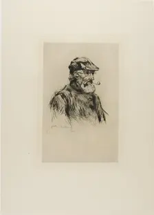 Portrait of an Old Fisherman, 1878. Creator: Gaston la Touche