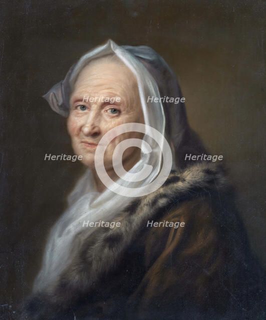 Portrait of an Old Lady, c18th century. Creator: Balthasar Denner.