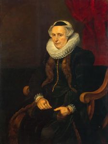 Portrait of an Old Lady Sitting in an Arm-Chair, 1630. Creator: Cornelis de Vos