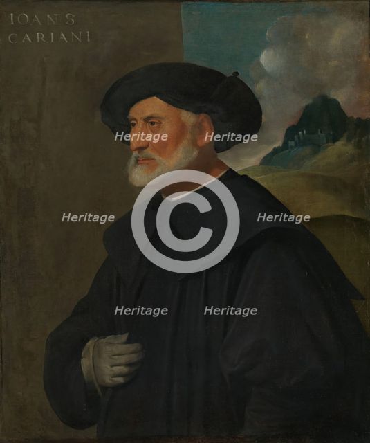 Portrait of an Old Patrician, c1540. Creator: Giovanni Cariani.