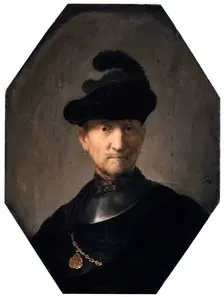 Portrait of an Old Warrior c1629-1630. Artist: Rembrandt Harmensz van Rijn