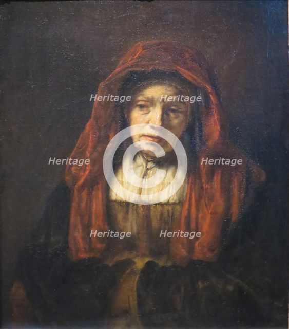 Portrait of an Old Woman, 1654. Creator: Rembrandt Harmensz van Rijn.