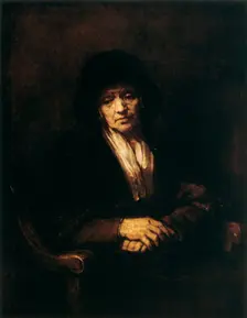 Portrait of an Old Woman 1654. Artist: Rembrandt Harmensz van Rijn