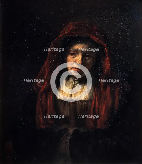 'Portrait of an Old Woman', 1654.  Artist: Rembrandt Harmensz van Rijn    