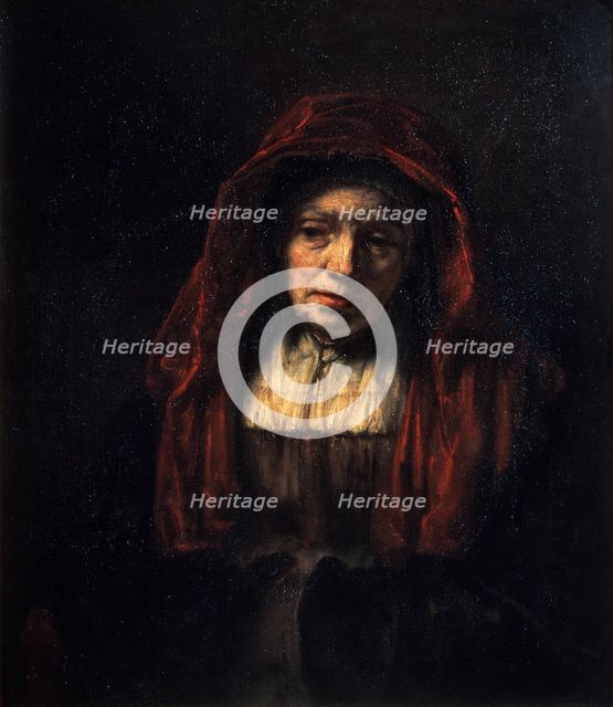 'Portrait of an Old Woman', 1654.  Artist: Rembrandt Harmensz van Rijn    