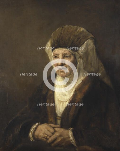 Portrait of an Old Woman, 1655. Creator: Rembrandt Harmensz van Rijn.
