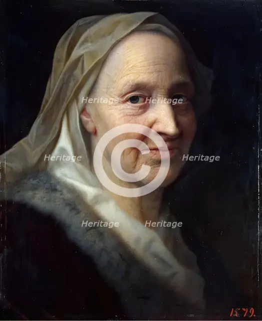 Portrait of an Old Woman, 1750. Creator: Balthasar Denner.