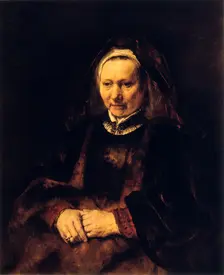 Portrait of an Old Woman 17th century. Artist: Rembrandt Harmensz van Rijn