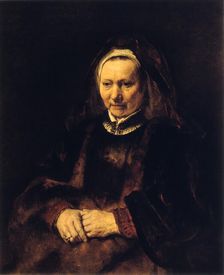Portrait of an Old Woman 17th century. Artist: Rembrandt Harmensz van Rijn
