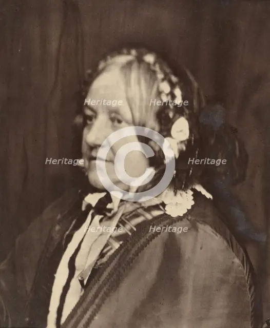 Portrait of an old woman, 1878-1896. Creator: Samuel Alexander Walker.